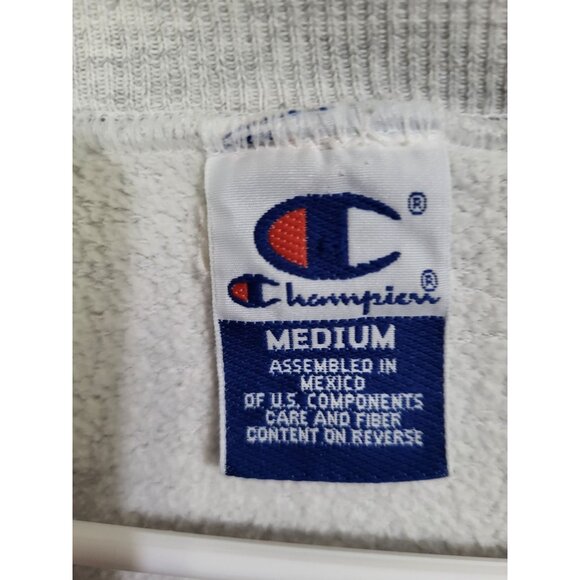 VTG Champion SZ M BOSTON UNIVERSITY Crewneck Sweatshirt Academia Collegiate - Picture 4 of 8